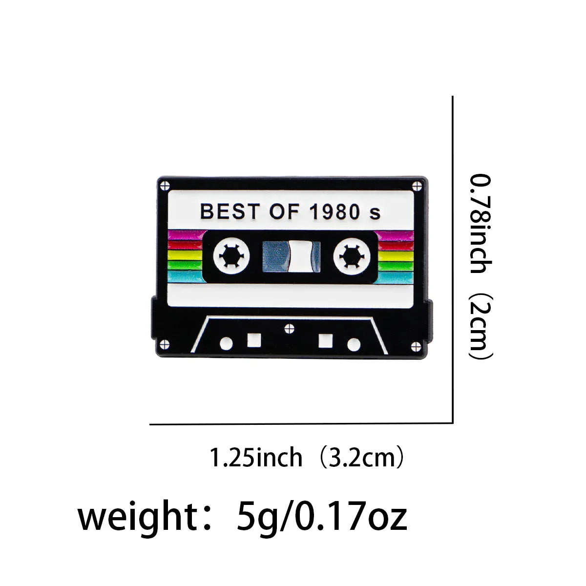 Best Of 1980s Enamel Pin 1