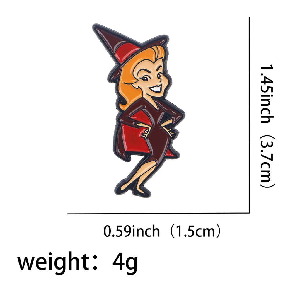 Bewitched Samantha Enamel Pin 1