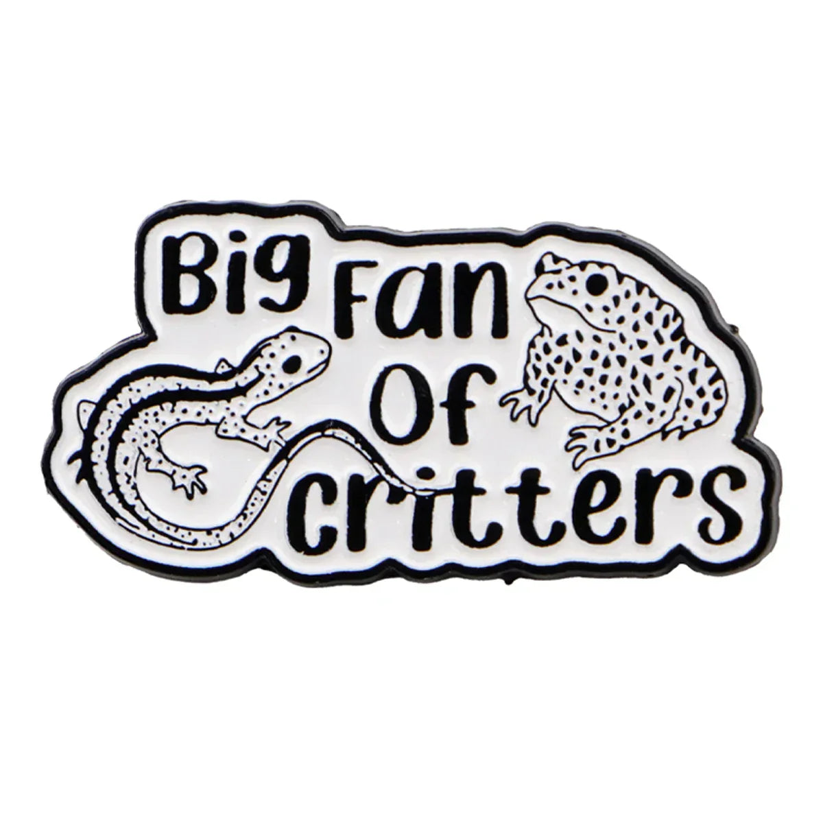 Big Fan of Critters Enamel Pin Cute Animal Brooches Lapel Pins Badge on Backpack Clothing Accessories Nature