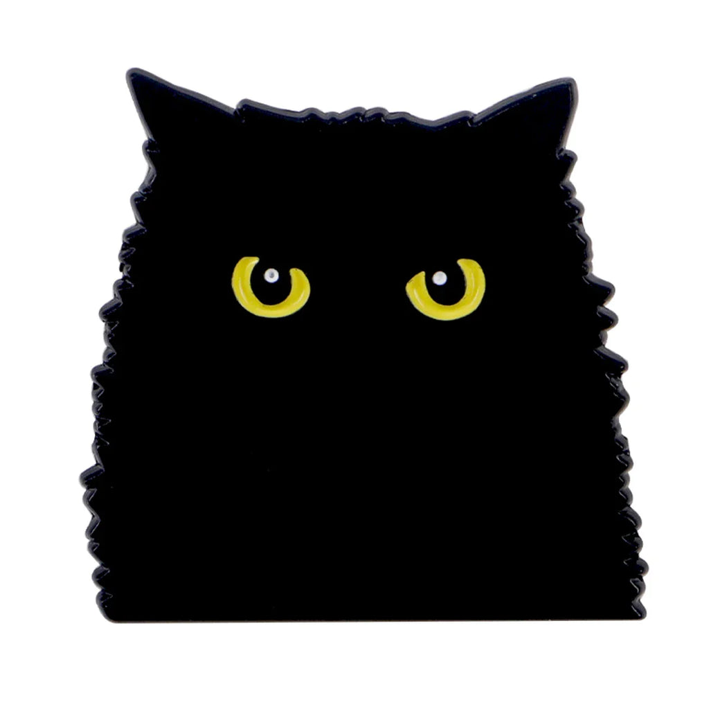 Black Cat Enamel Pin 1