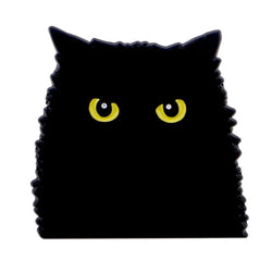 Black Cat Enamel Pin 1