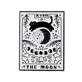 Black Cat Enamel Pin Gothic Tarot Brooch Pines Lapel Pins Badge on Backpack Clothing Accessories Witch Jewelry Friends