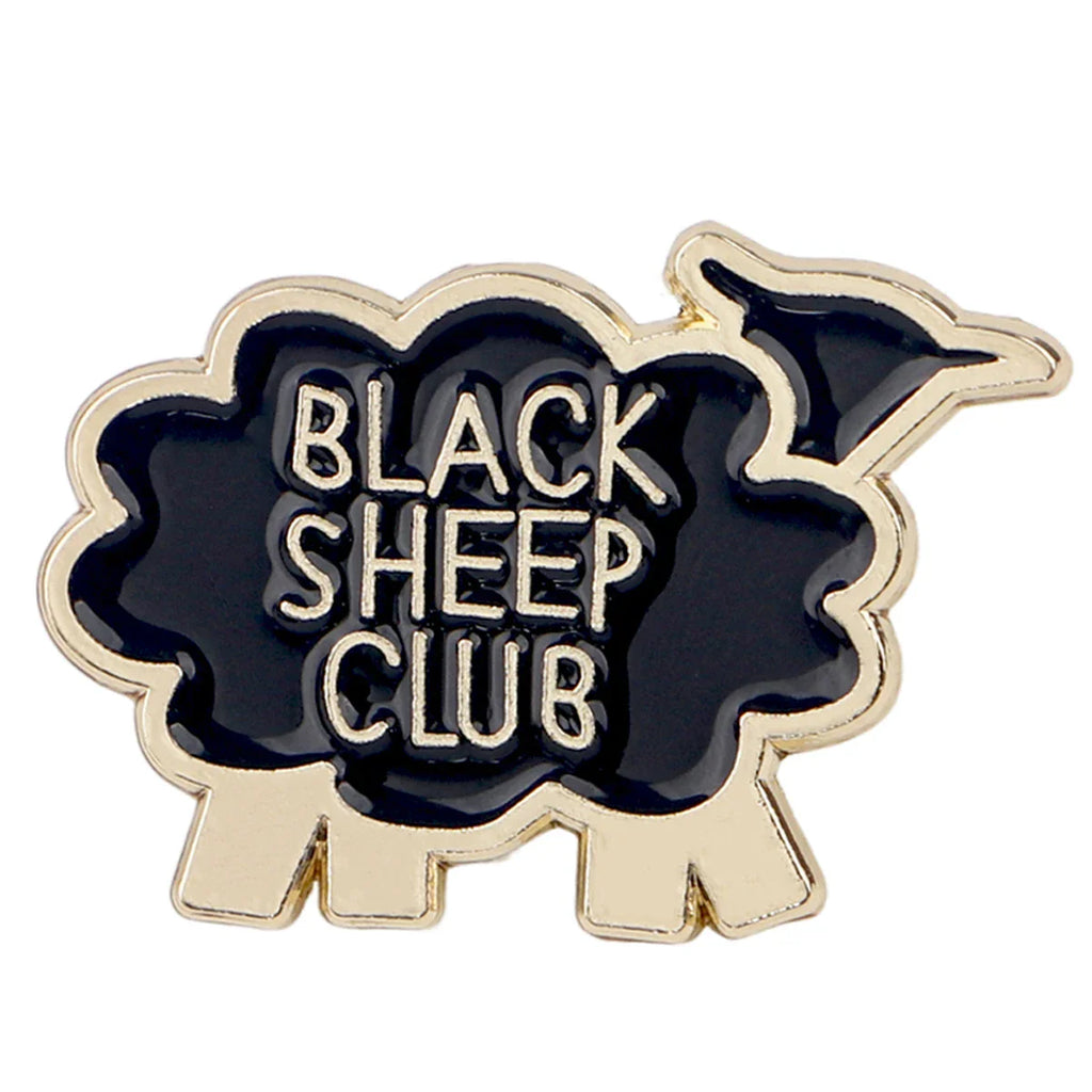 Black Sheep Club Enamel Pin 1