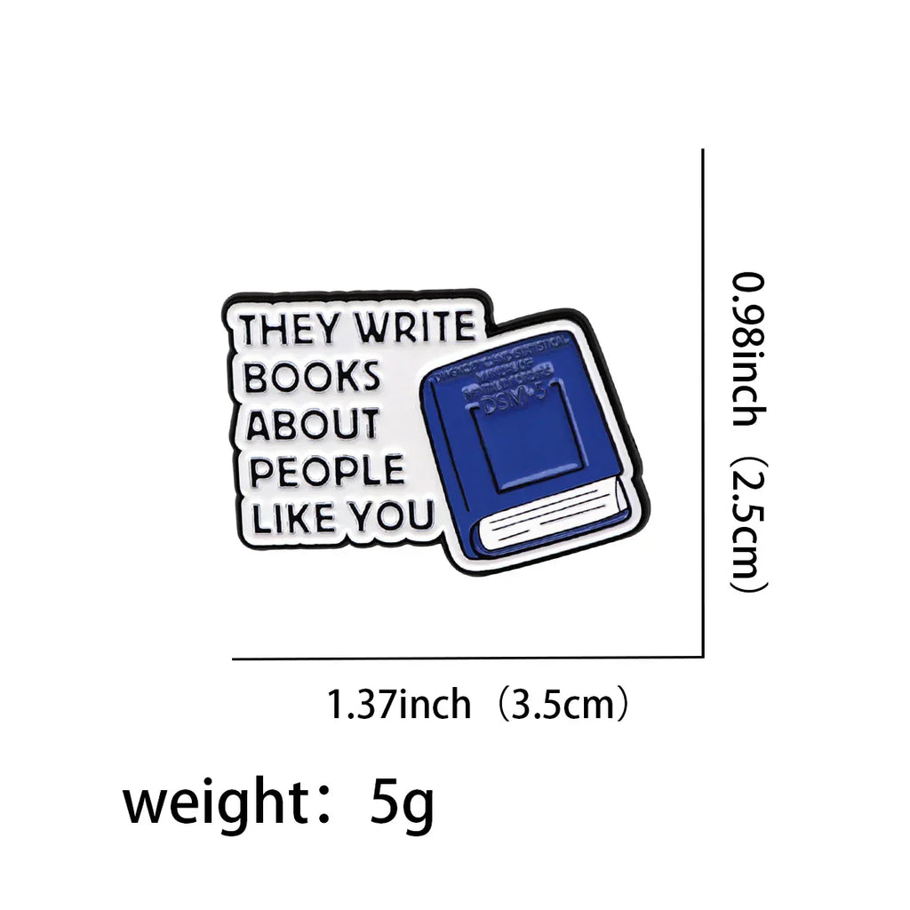 Blue Book Enamel Pin 1