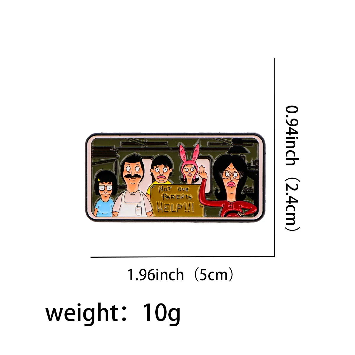 Bob’s Burgers Enamel Pin 1 / MULTI