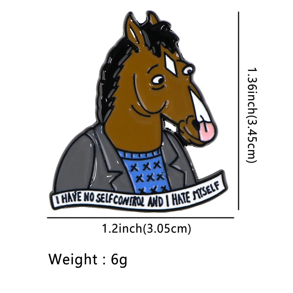 BoJack Horseman Enamel Pin 1