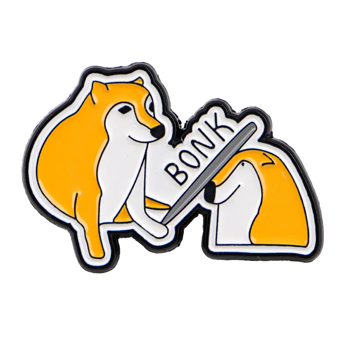 Bonk Dog Enamel Pin 1