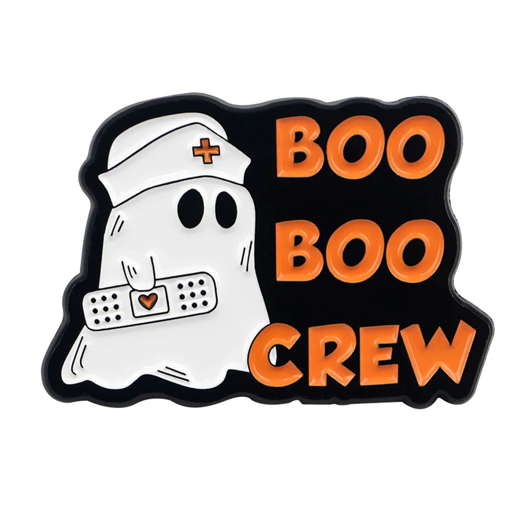 Boo Boo Crew Ghost Enamel Pin 1