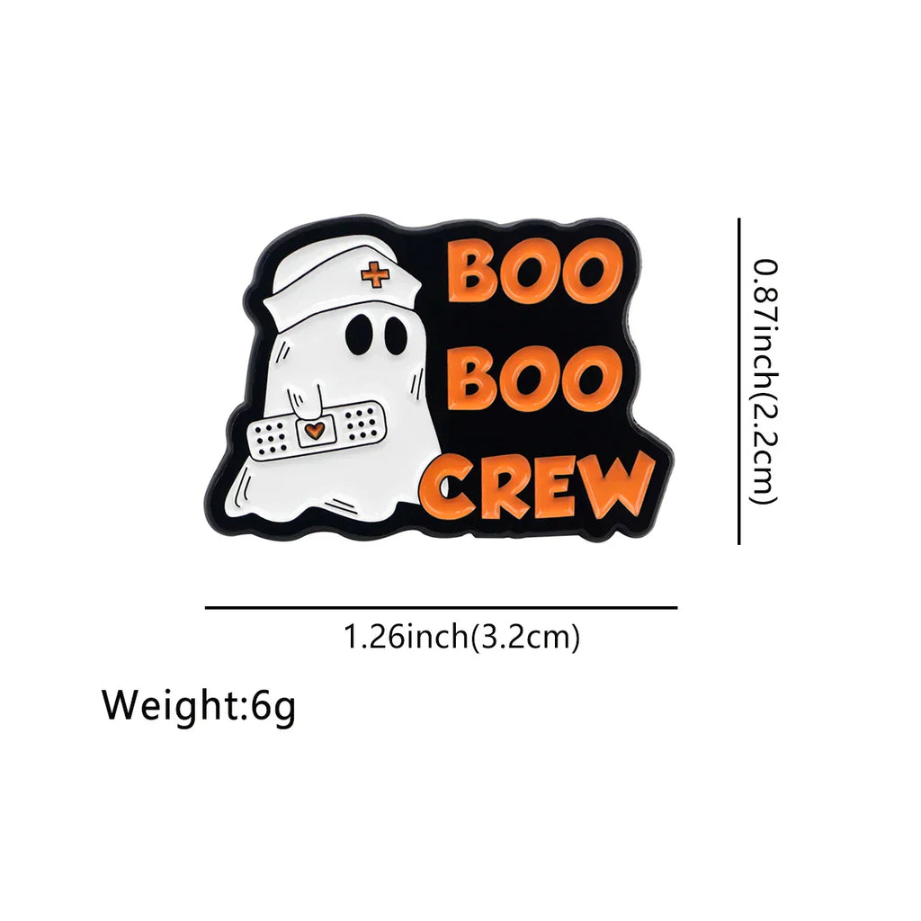 Boo Boo Crew Ghost Enamel Pin 1