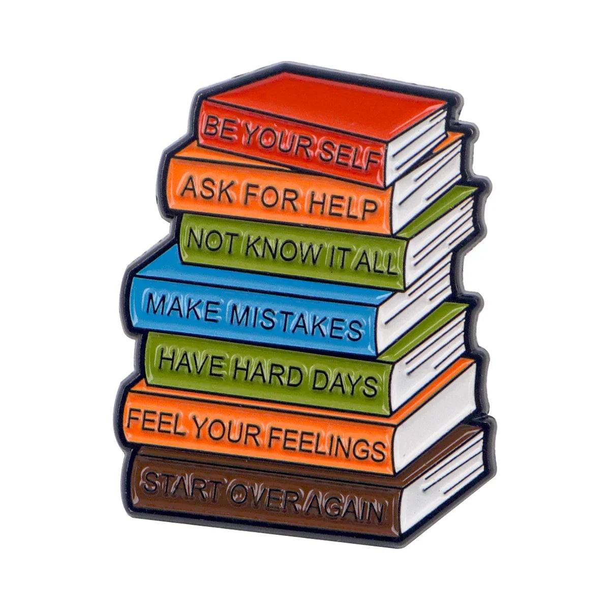 Book Lovers Enamel Pin 1