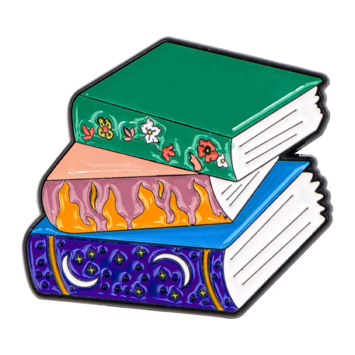 Books Enamel Pin 1