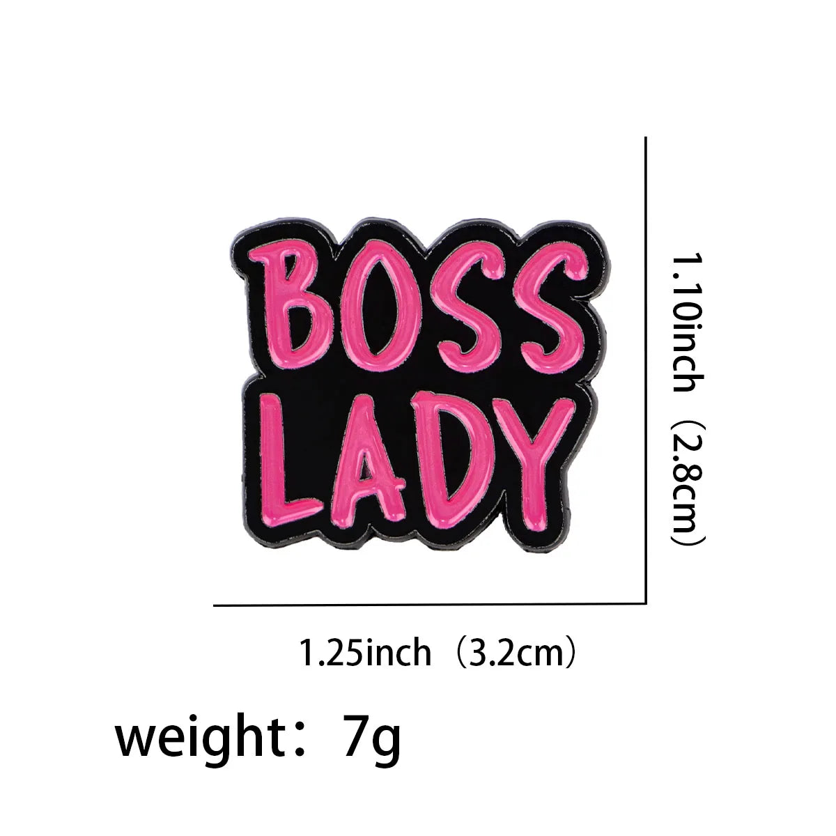 Boss Lady Enamel Pin 1