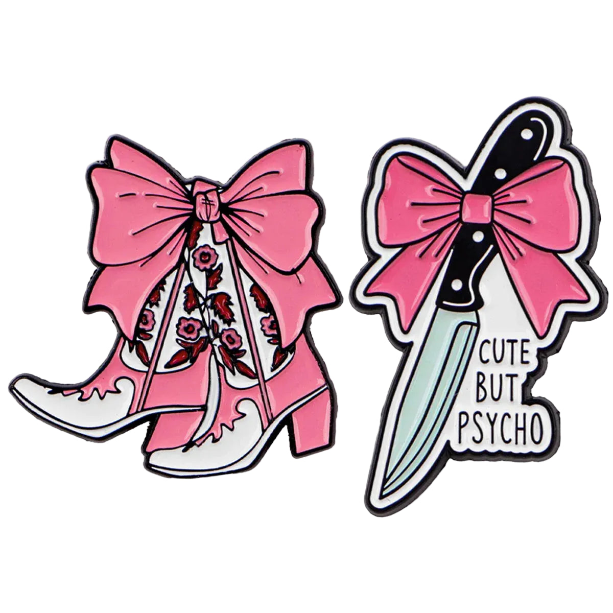 Bow Enamel Pin Lapel Pins for Backpacks CUTE BUT Brooches for Women Fashion Jewelry Accessories Friends Gift
