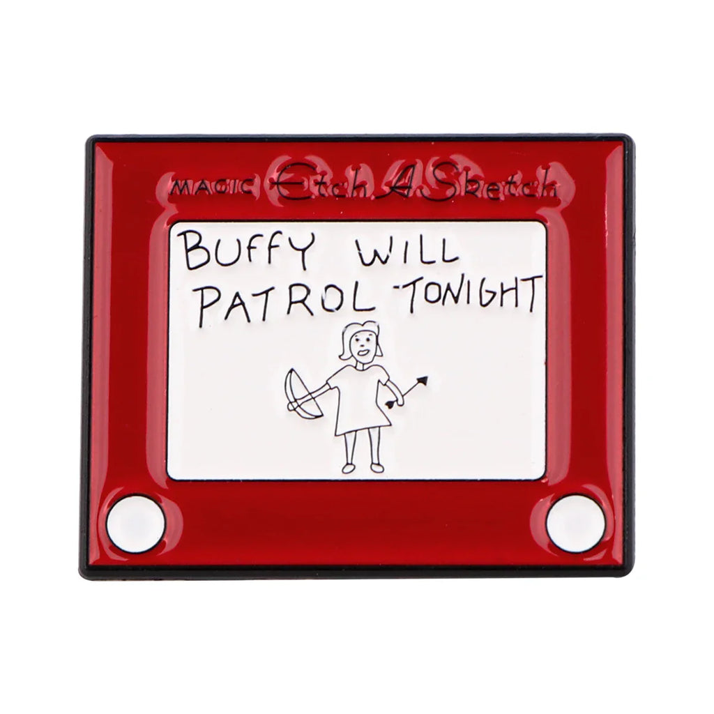 Buffy Will Patrol Tonight Enamel Pin 1 / 1