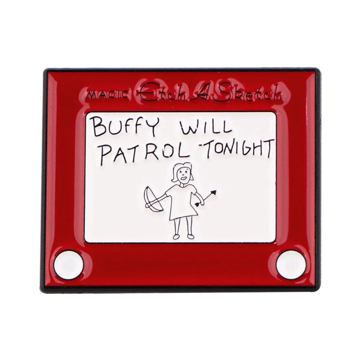 Buffy Will Patrol Tonight Enamel Pin 1 / 1