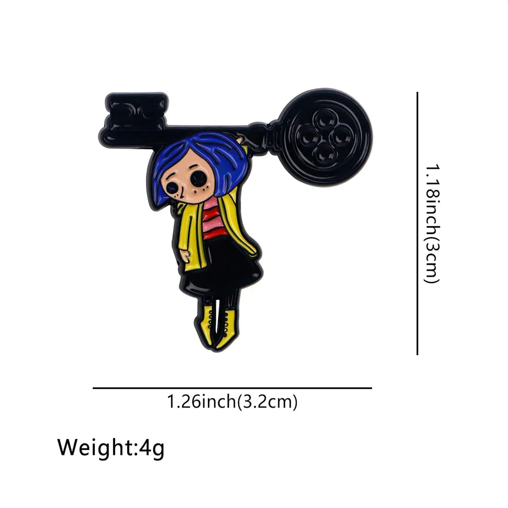 Bulbasaur Coraline Enamel Pin 1