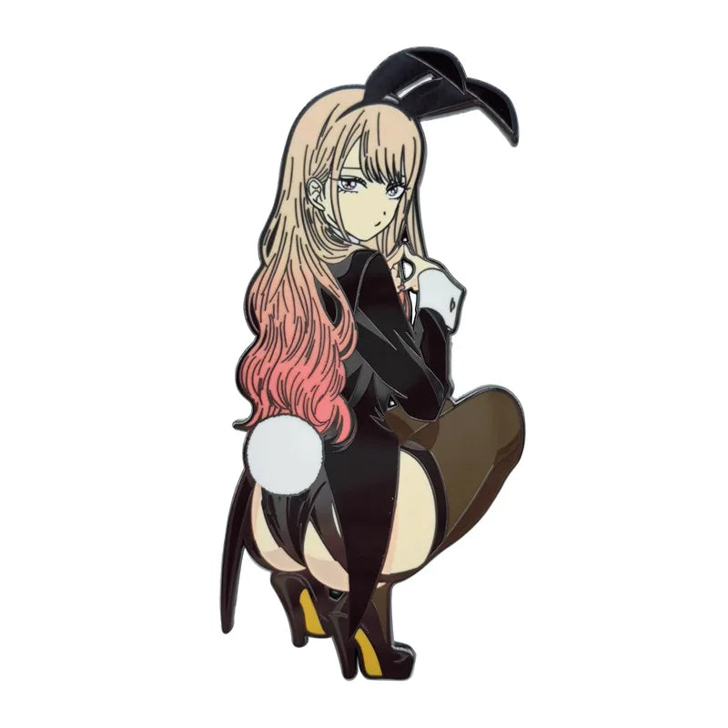 Bunny Girl Enamel Pin 1