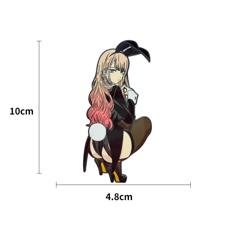 Bunny Girl Enamel Pin 1