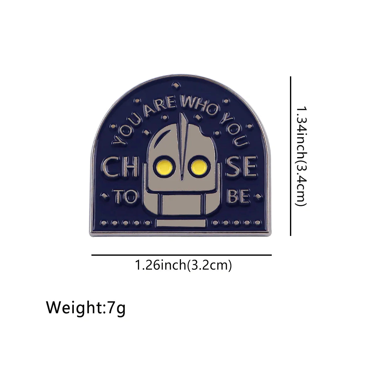 Buy You Are Who You Choose to Be Iron Giant Enamel Pin 1 / MULTI