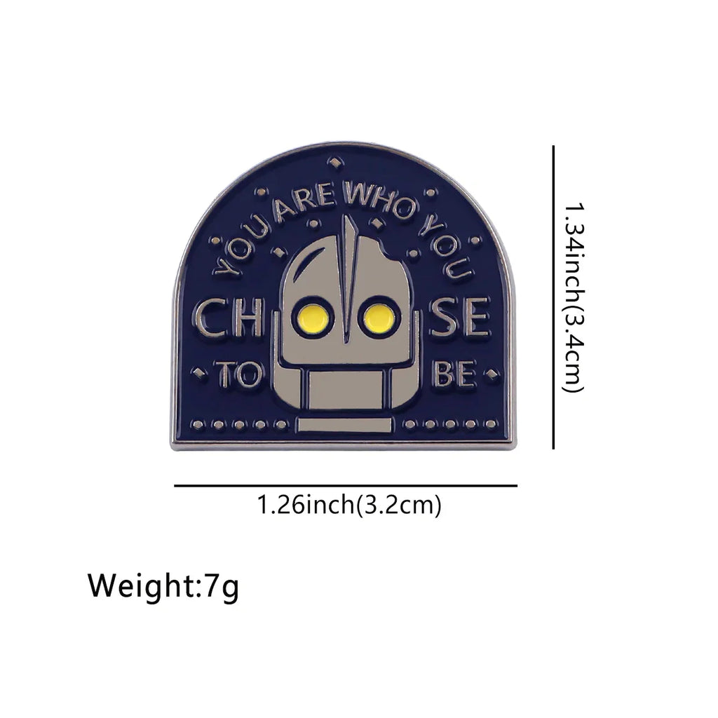Buy You Are Who You Choose to Be Iron Giant Enamel Pin 1 / MULTI