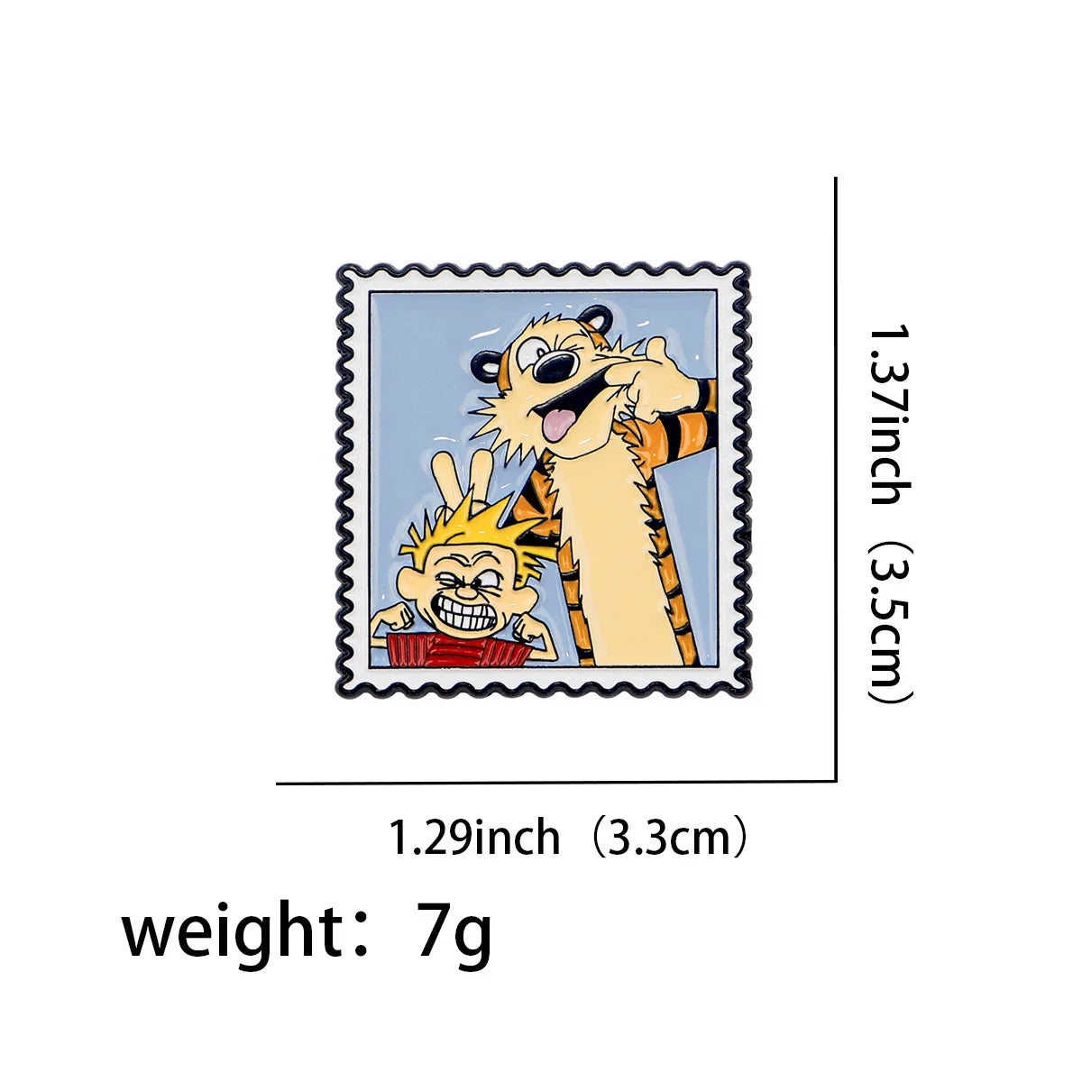 Calvin And Hobbs Enamel Pin 1