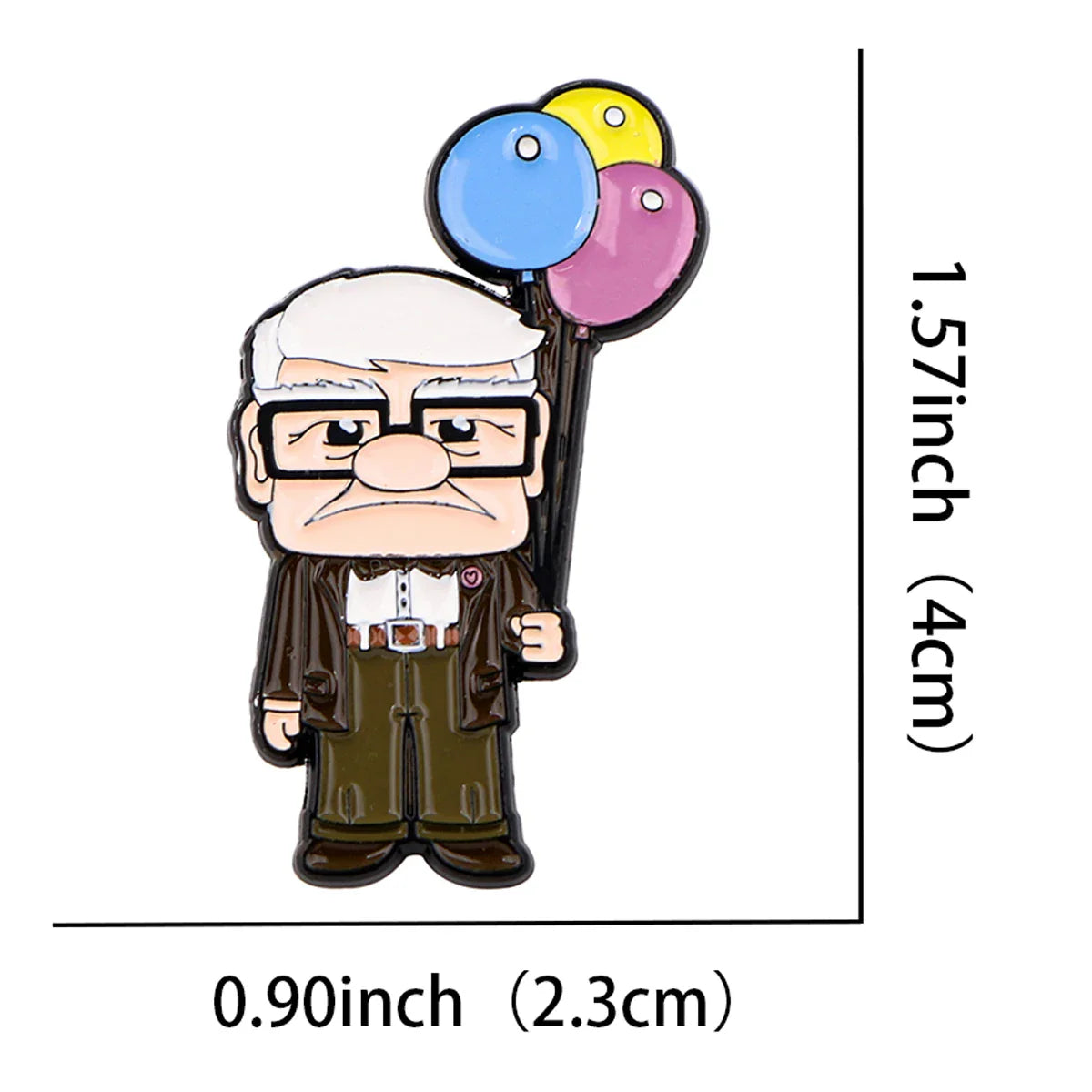 Carl Fredricksen Enamel Pin 1 / MULTI
