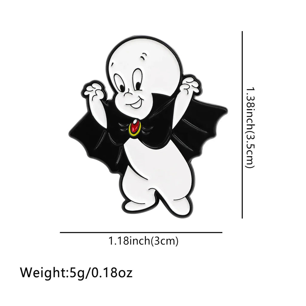 Casper Enamel Pin 1