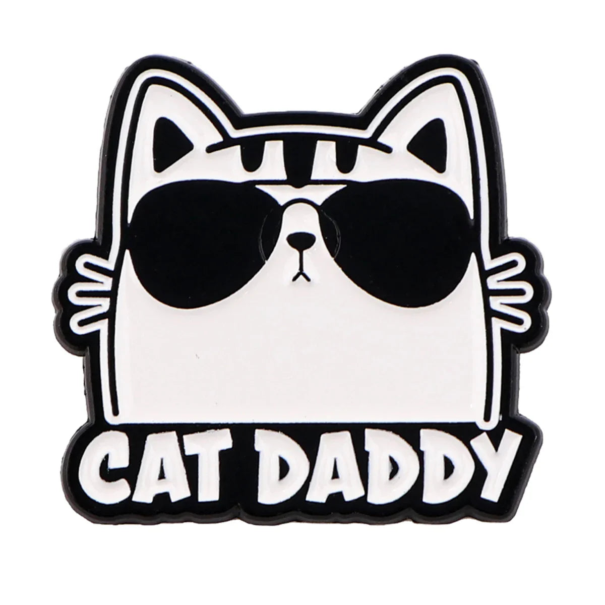 Cat Daddy & Cat Mommy Enamel Pin 1 / 1