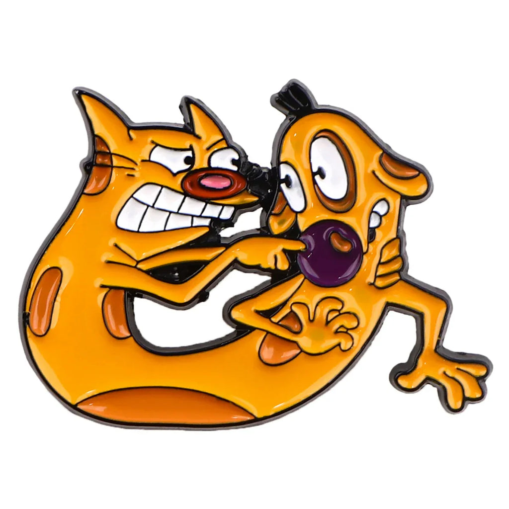 CatDog Enamel Pin 1