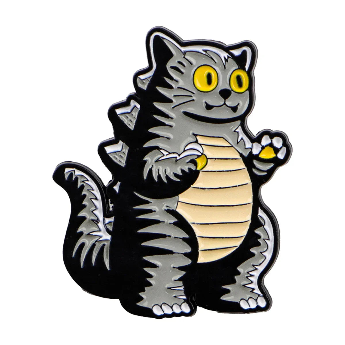 Catzilla Enamel Pin 1