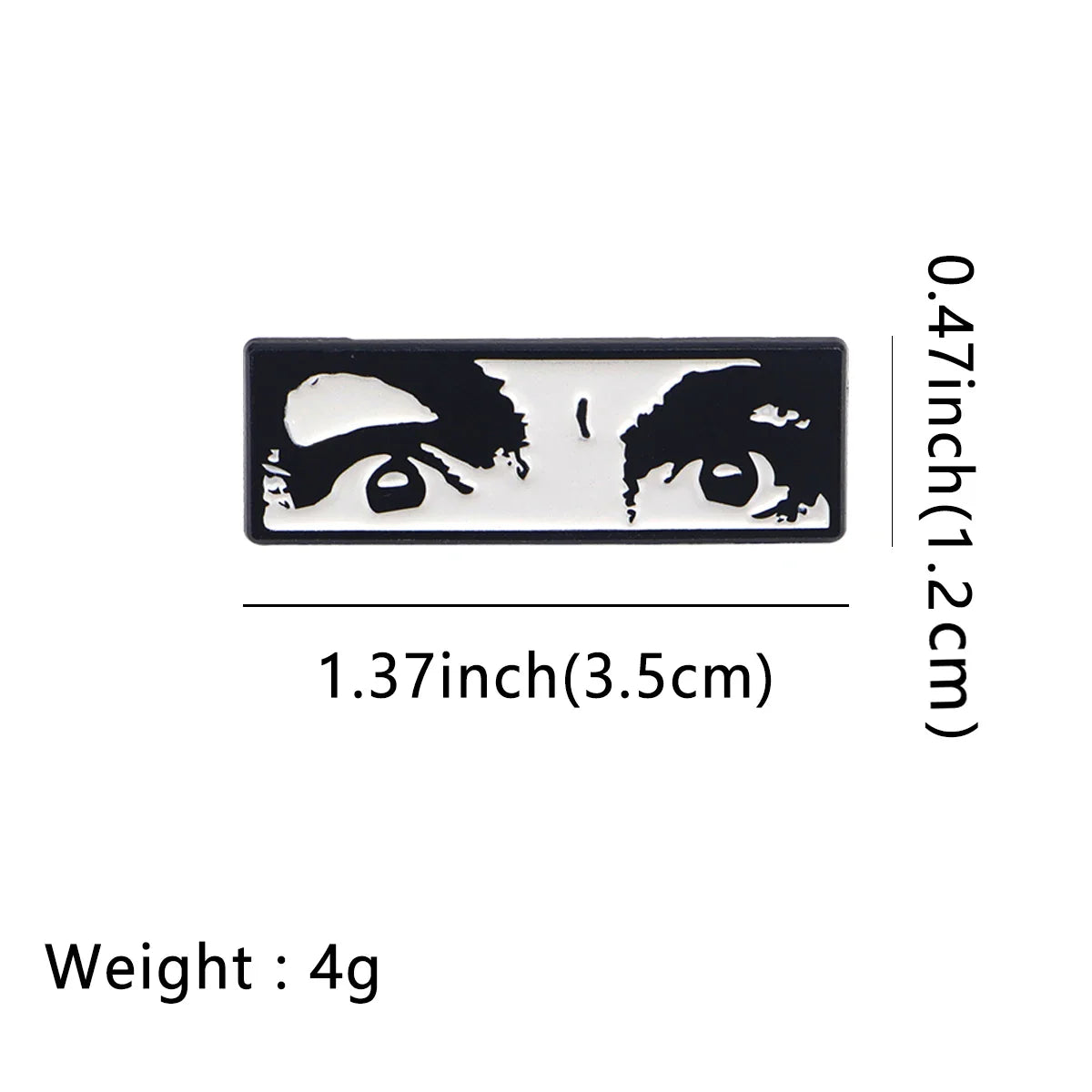 Charles Manson Eyes Enamel Pin 1