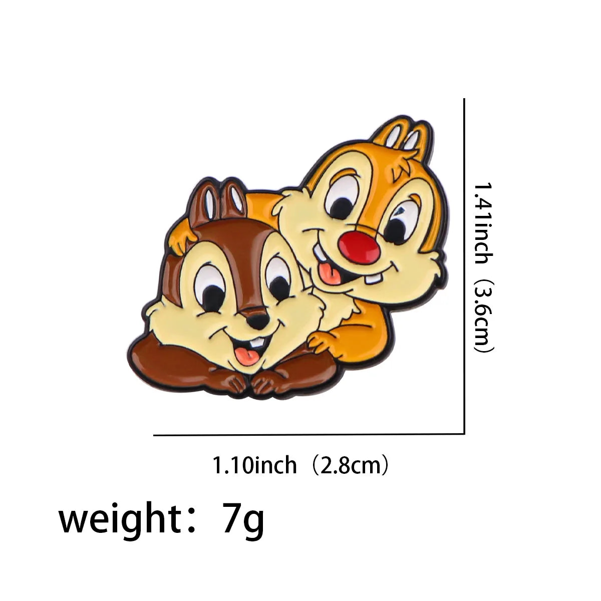Chip & Dale Enamel Pin 1