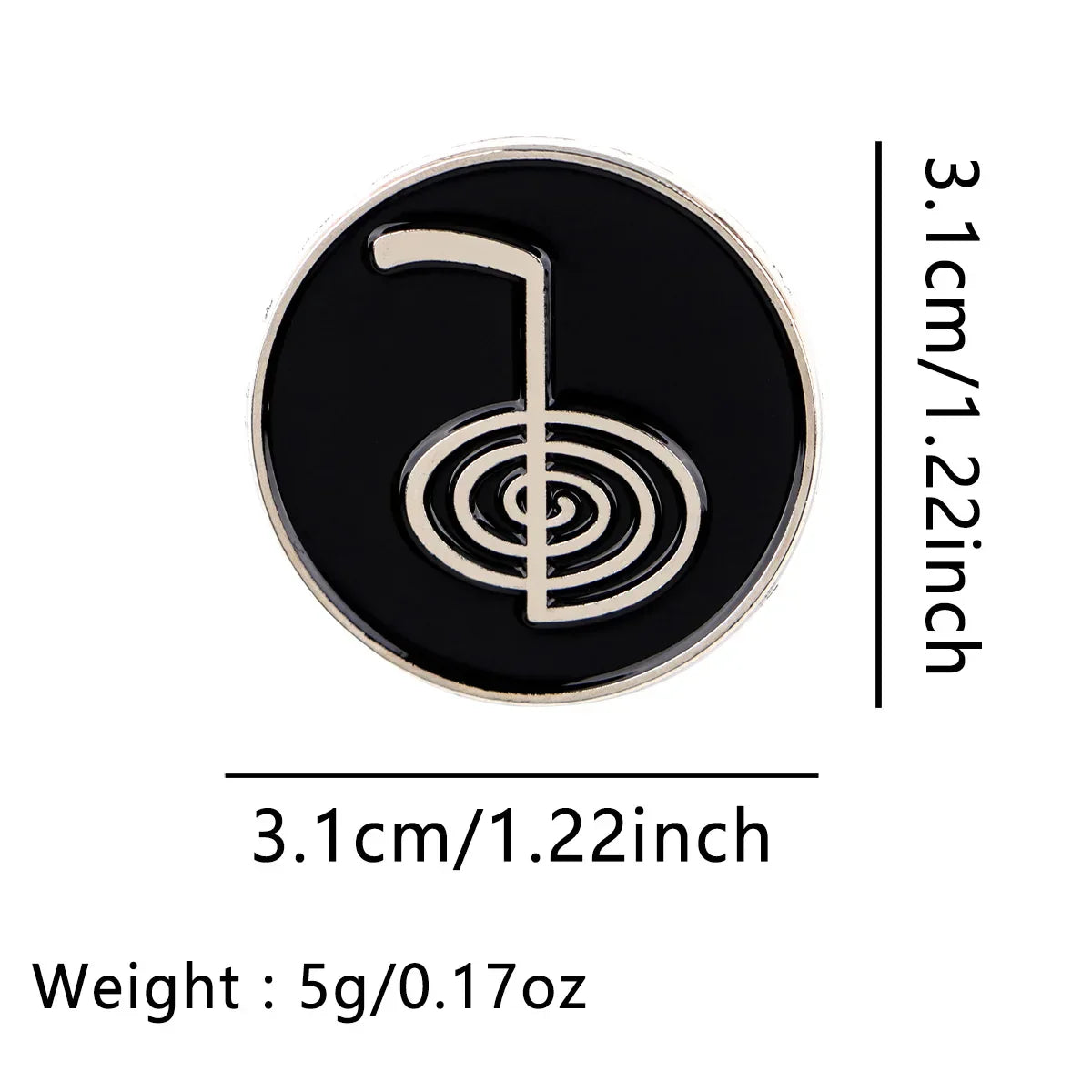 Retro Symbol Enamel Pin Black Brooch Pines Lapel Pins Badge on Backpack Clothing Accessories Fashion Jewelry Friends