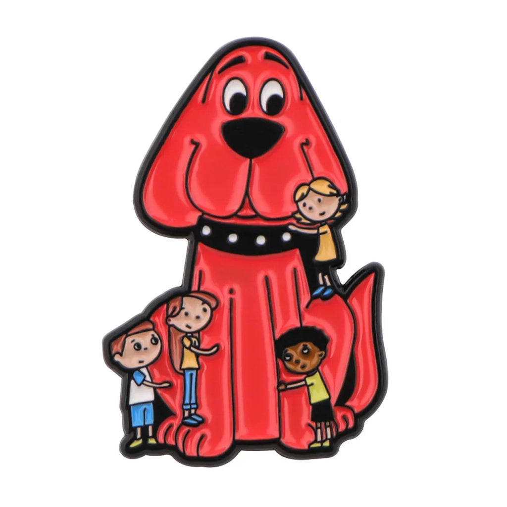 Clifford The Big Red Dog & Friends Enamel Pin 1