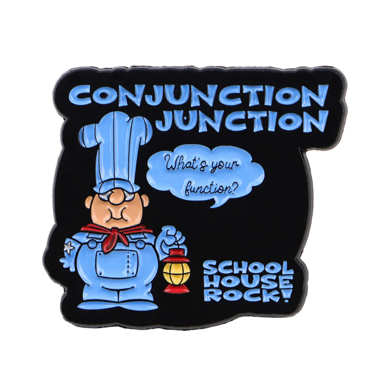 Conjunction Junction Enamel Pin 1