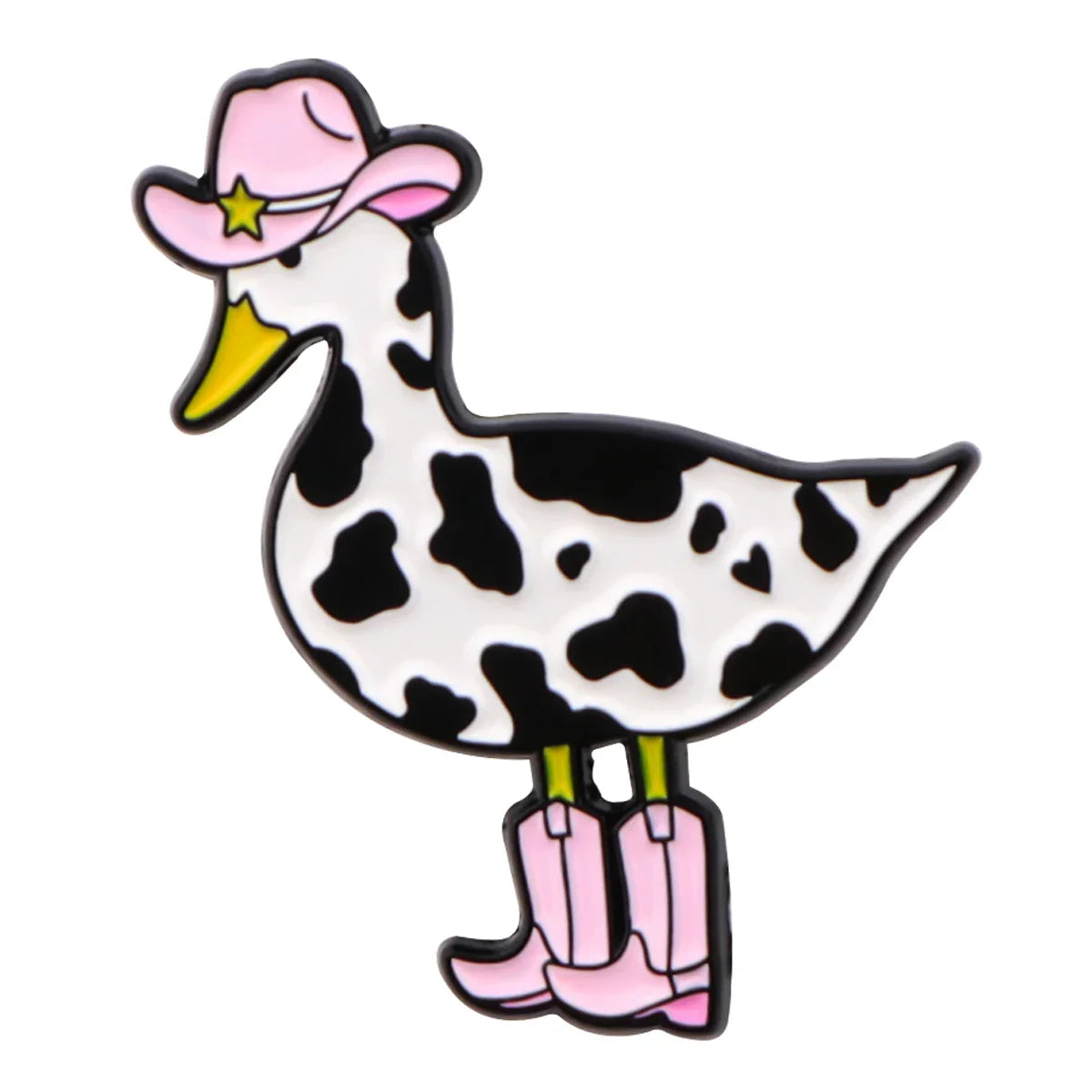 Cowboy Duck Enamel Pin 1