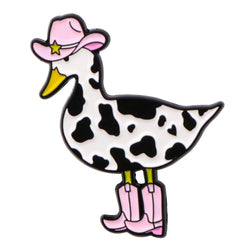 Cowboy Duck Enamel Pin 1