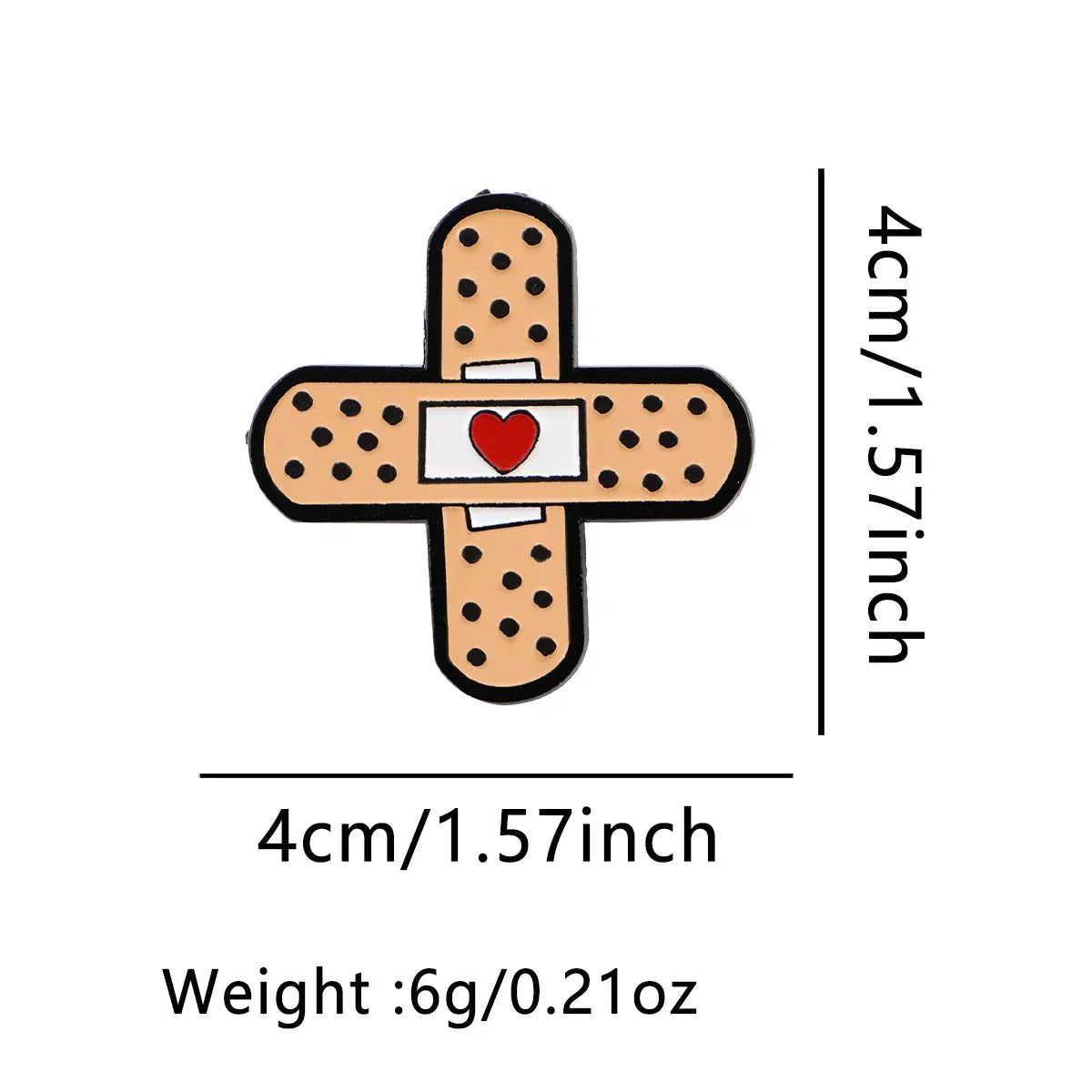 Cross Enamel Pins Medical Brooches Badge Lapel Pins for Backpacks Bags Backpack Clothes Decoration Fashion Jewelry