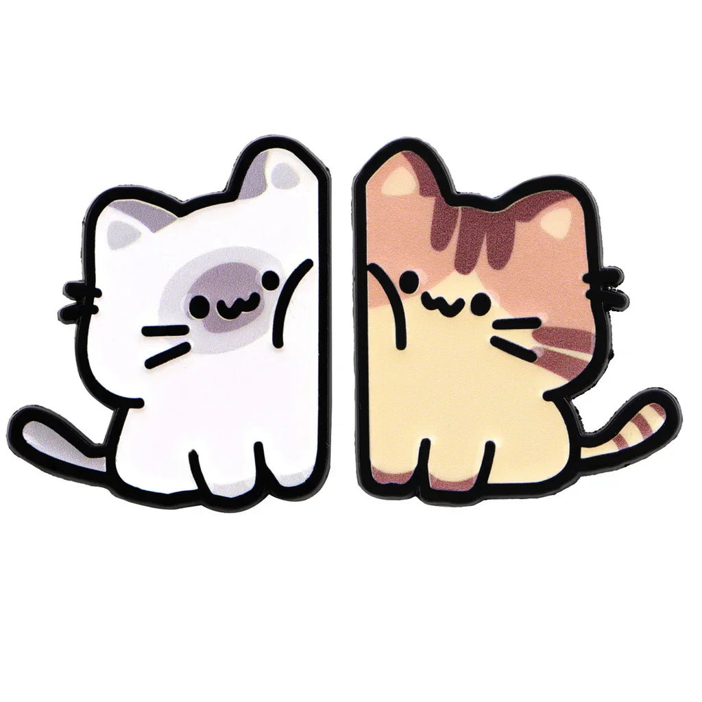 Cute Cat Enamel Pin Cartoon Animal Brooch Pines Lapel Pins Badge on Backpack Clothing Accessories Fashion Jewelry