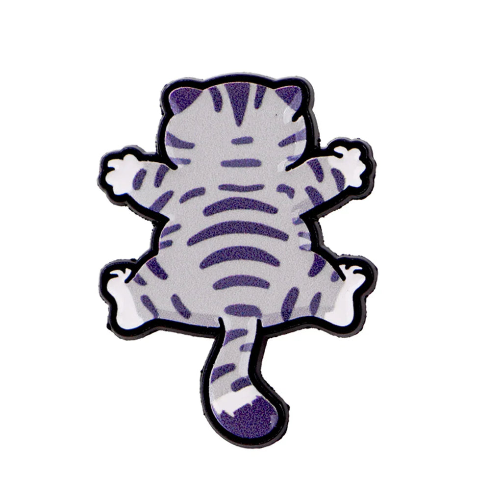 Cute Cat Enamel Pin Lapel Pins for Backpacks Cartoon Animal Brooches for Women Fashion Jewelry Accessories Friends Gift
