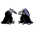 Cute Crow Enamel Pin Cartoon Brooch Pines Lapel Pins Badge on Backpack Clothing Accessories Punk Jewelry Friends Gifts