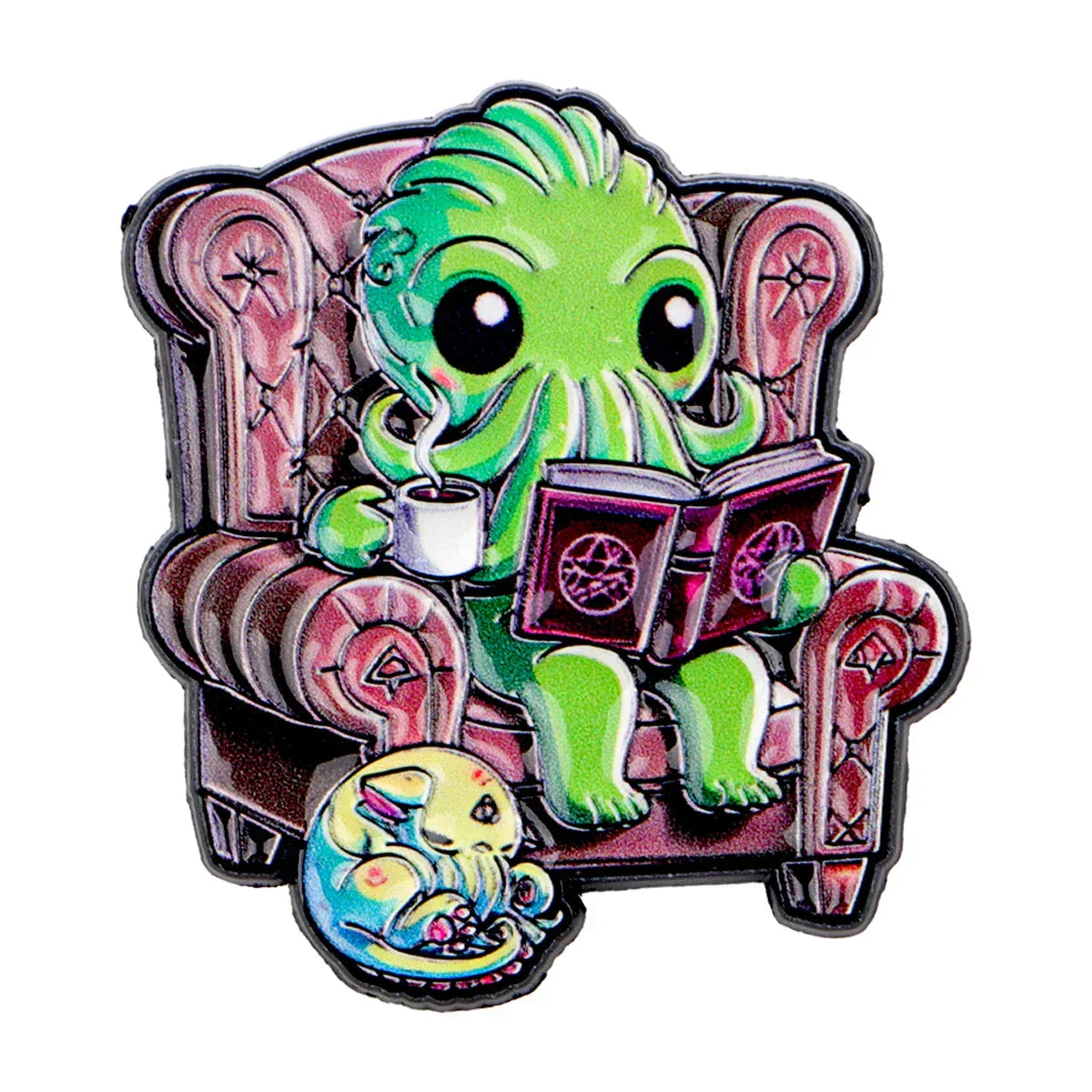 Monster Enamel Pin Cute Octopus Brooch Pines Lapel Pins Badge on Backpack Clothing Accessories Retro Jewelry Friends