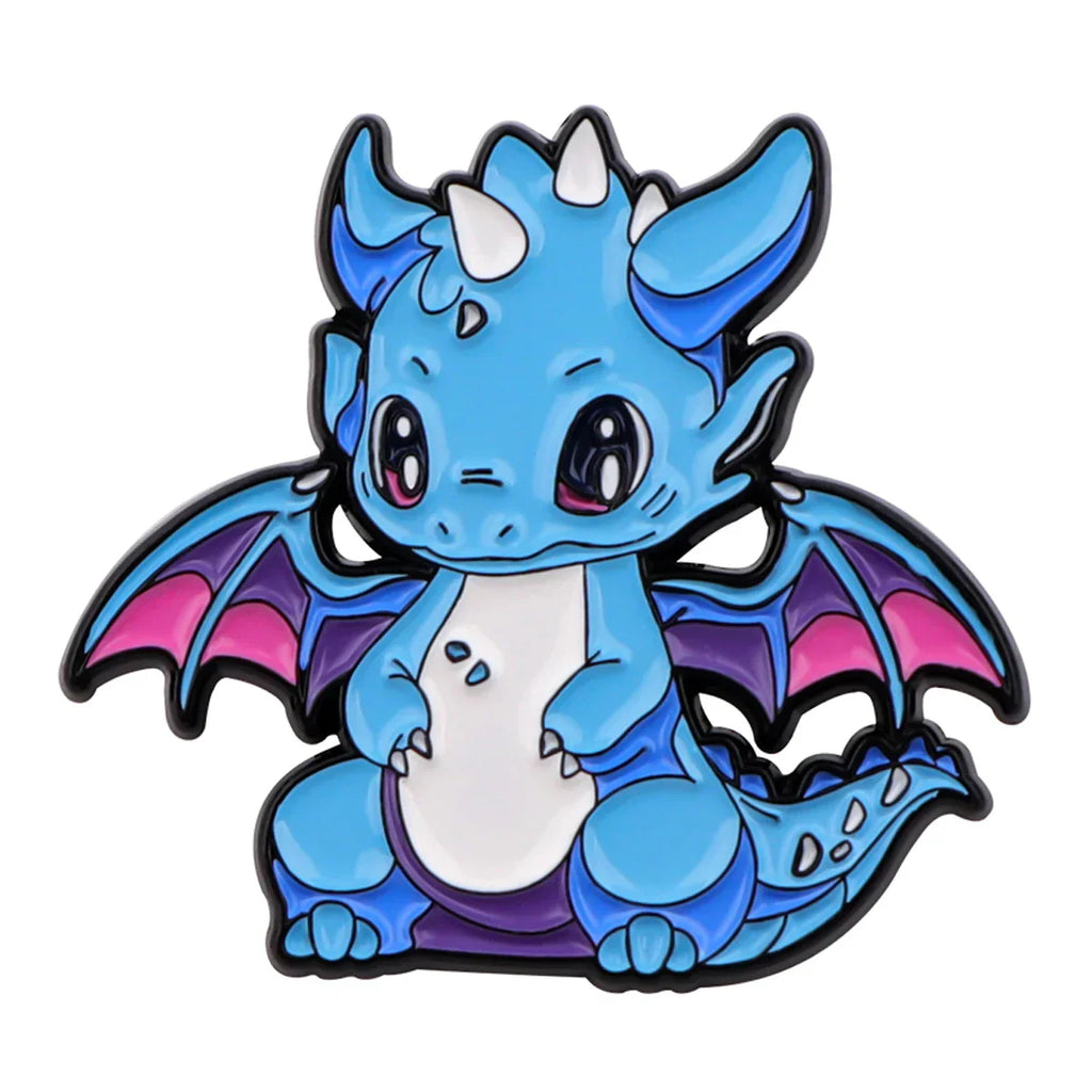 Cute Dinosaur Enamel Pin 2