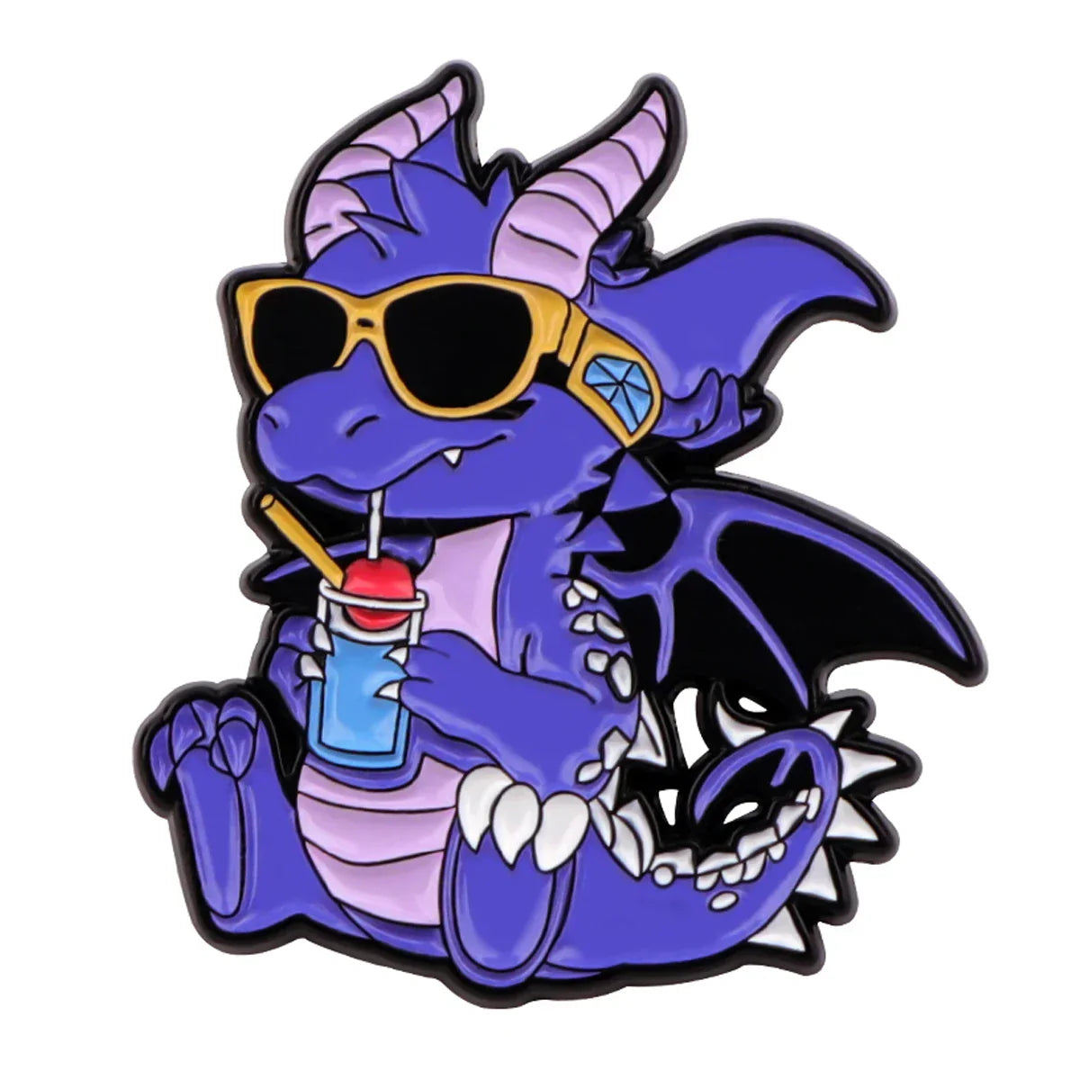 Cute Dinosaur Enamel Pin 4