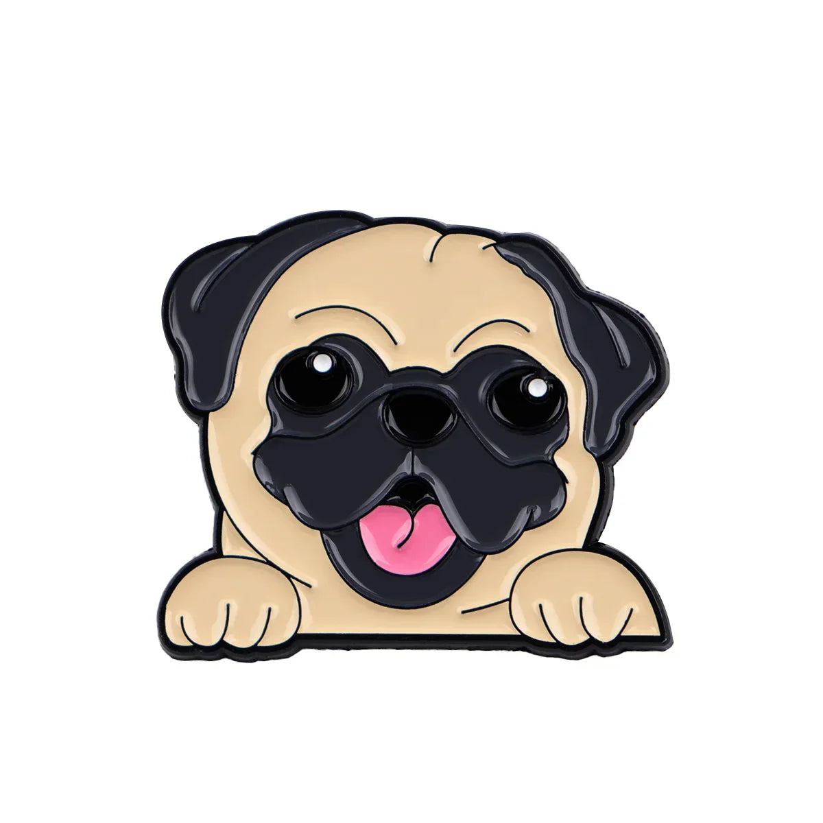 Cute Dog Enamel Pin Cartoon Pet Brooch Pines Lapel Pins Badge on Backpack Clothing Accessories Animal Jewelry Friends