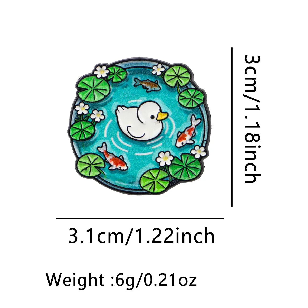 Cute Duck Enamel Pin Cartoon Brooch Pines Lapel Pins Badge on Backpack Clothing Accessories Anime Jewelry Fans Gifts - 1