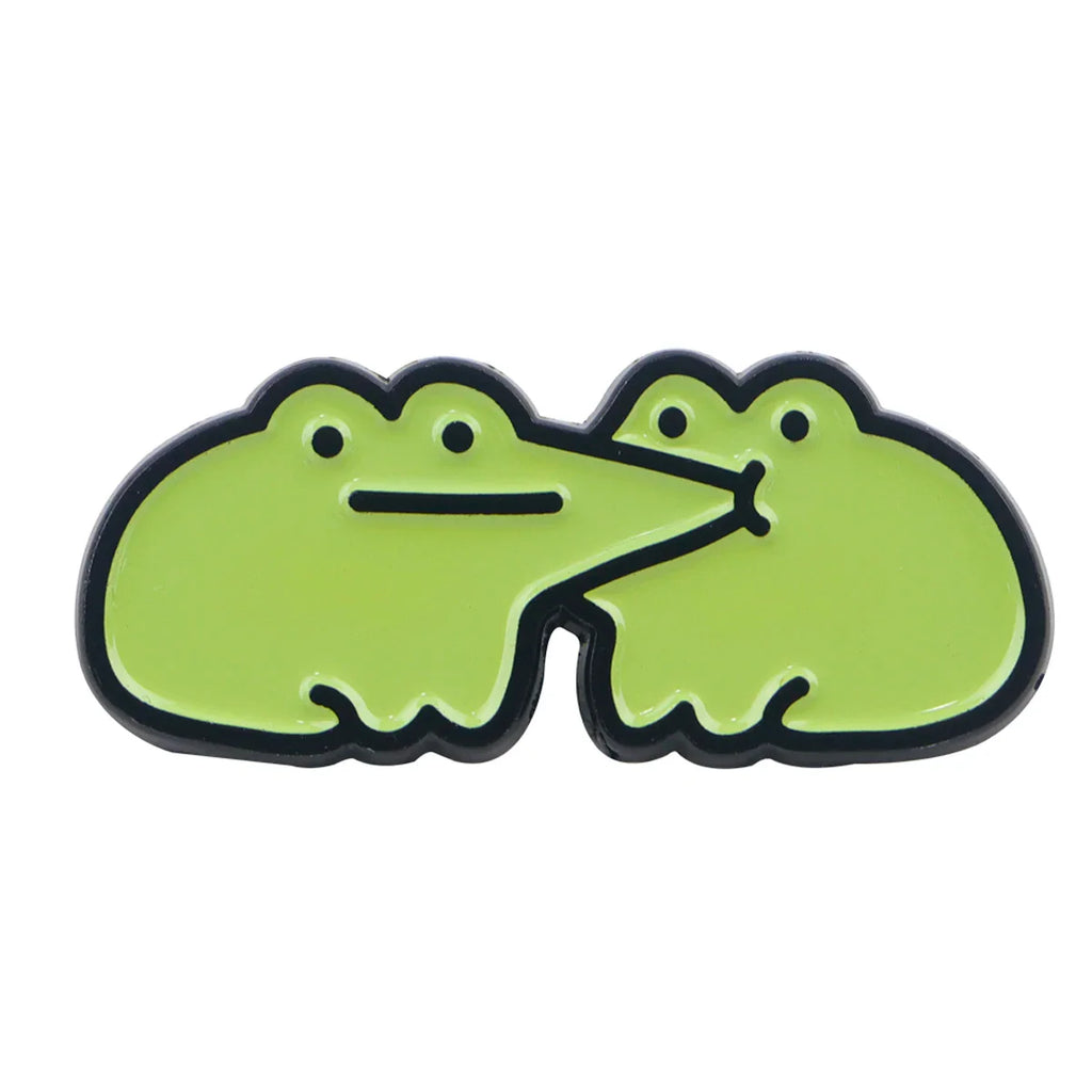 Cute Frog Enamel Pin 1