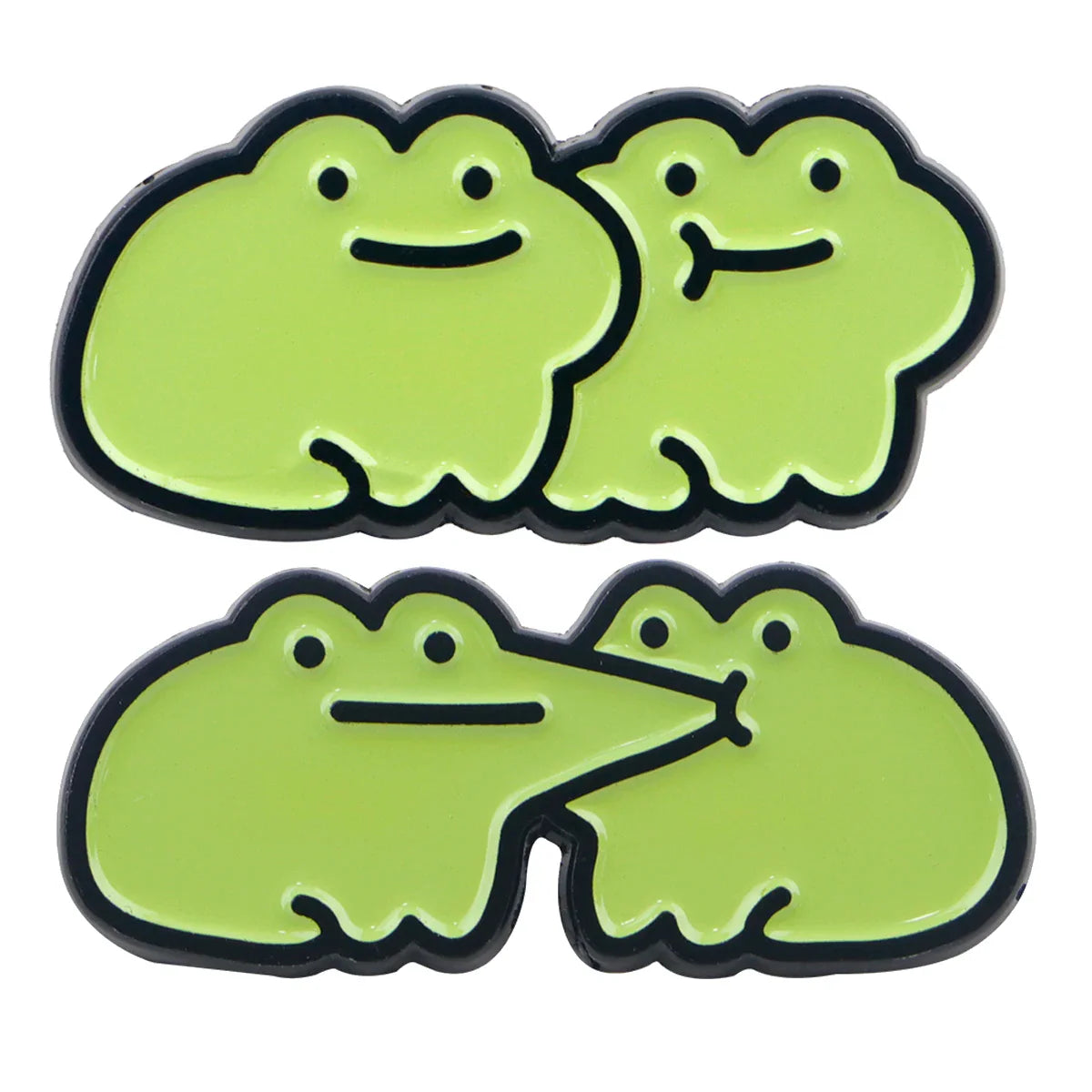 Cute Frog Enamel Pin 3