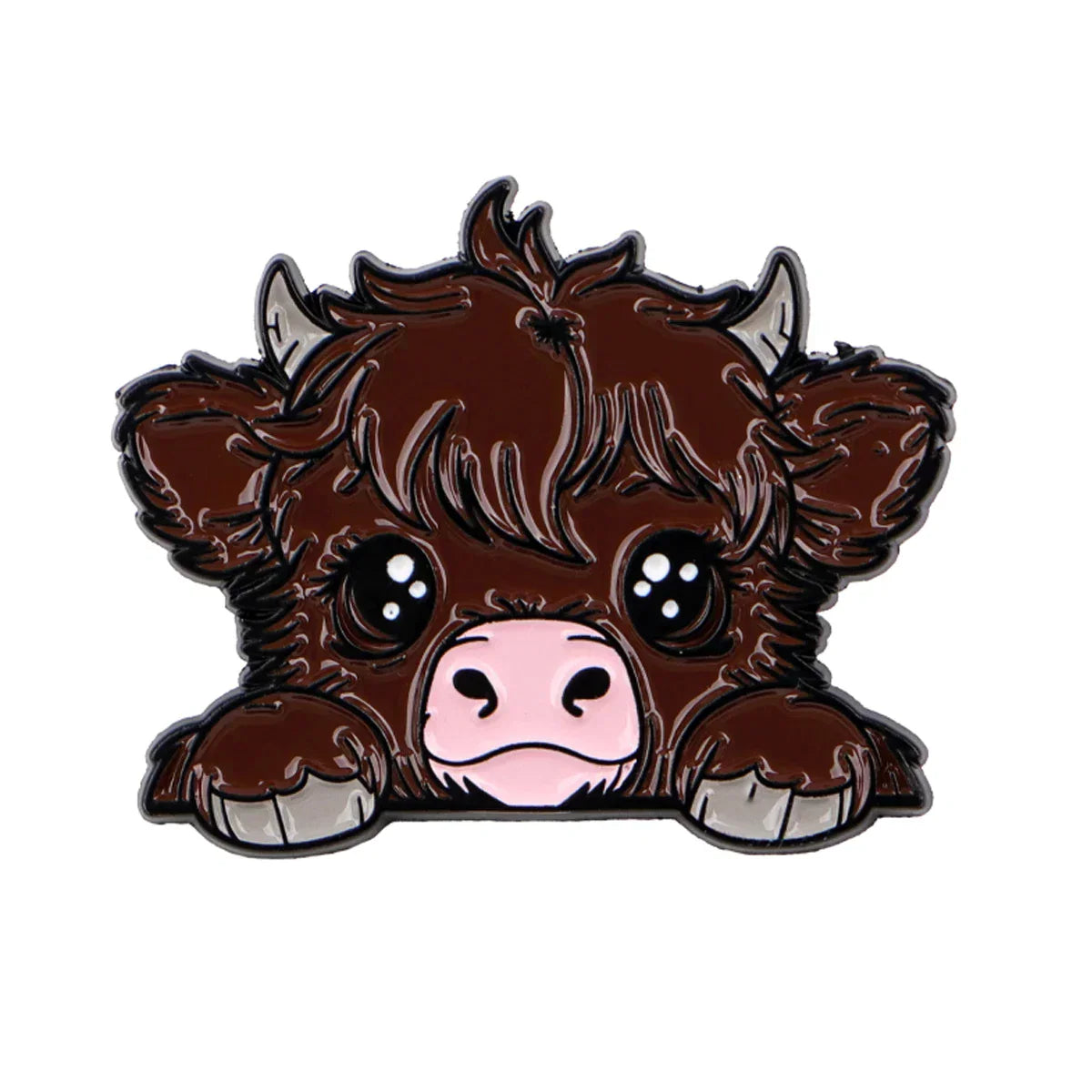 Cute Cow Enamel Pin Cartoon Animal Brooch Pines Lapel Pins Badge on Backpack Clothing Accessories Fashion Jewelry