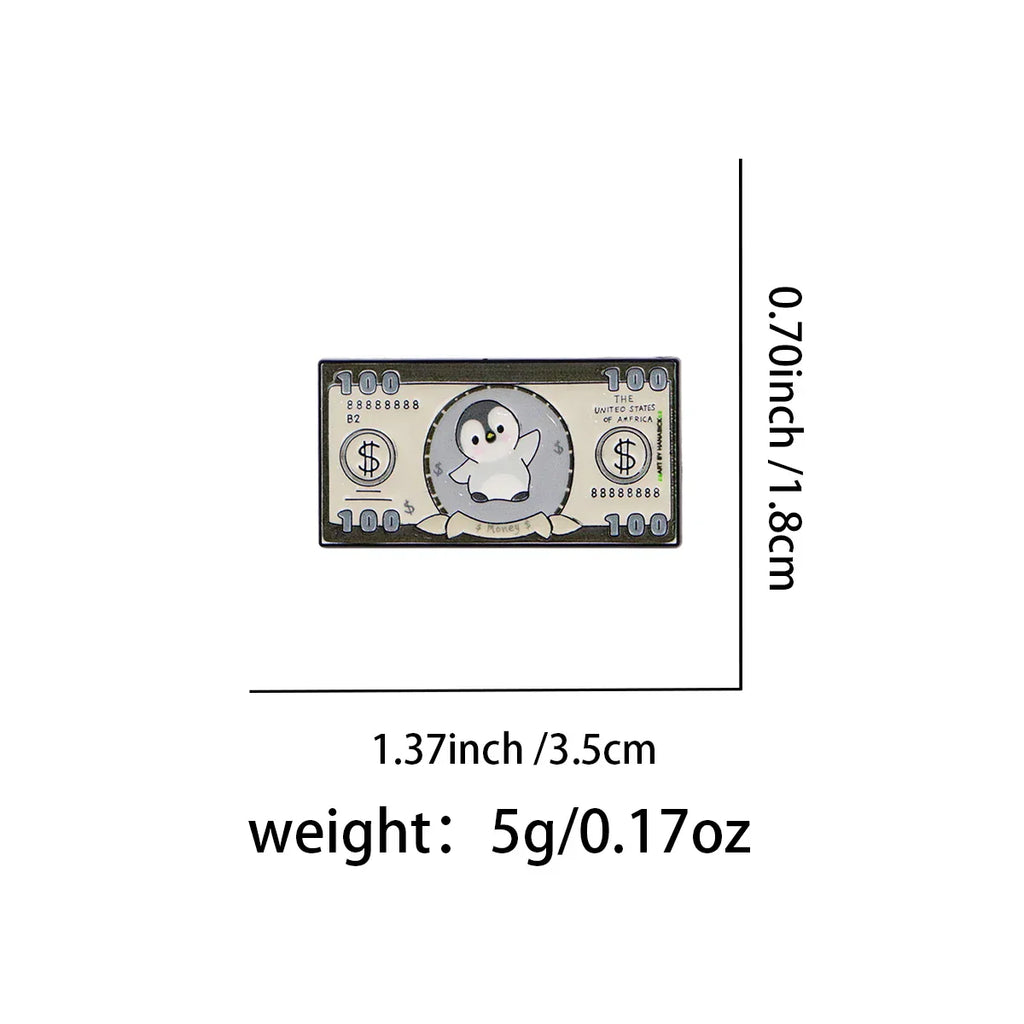 Cute Penguin Enamel Pin Cartoon Brooch Pines Lapel Pins Badge on Backpack Clothing Accessories Funny Jewelry Friends